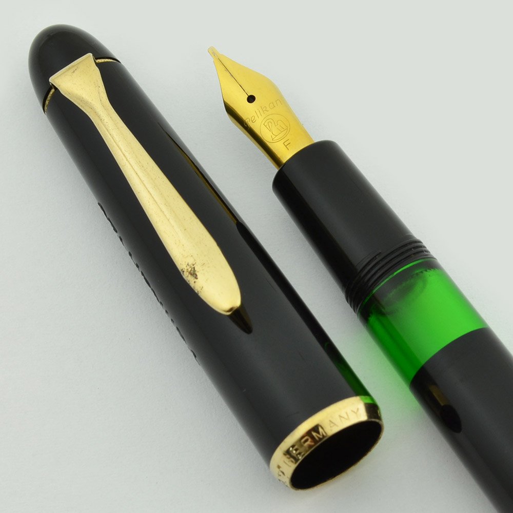 Pelikan 120 Fountain Pen - Second Version, Black, GP Extra Fine Steel ...