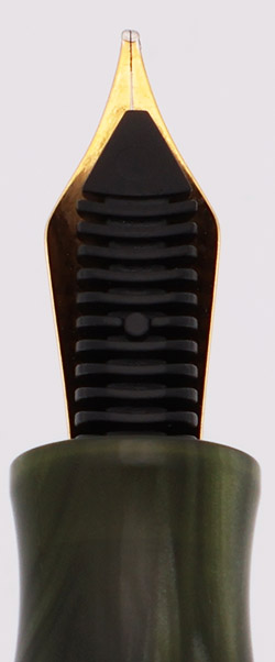 Esterbrook Junior Fountain Pen Palm Green w Gold Trim, C/C