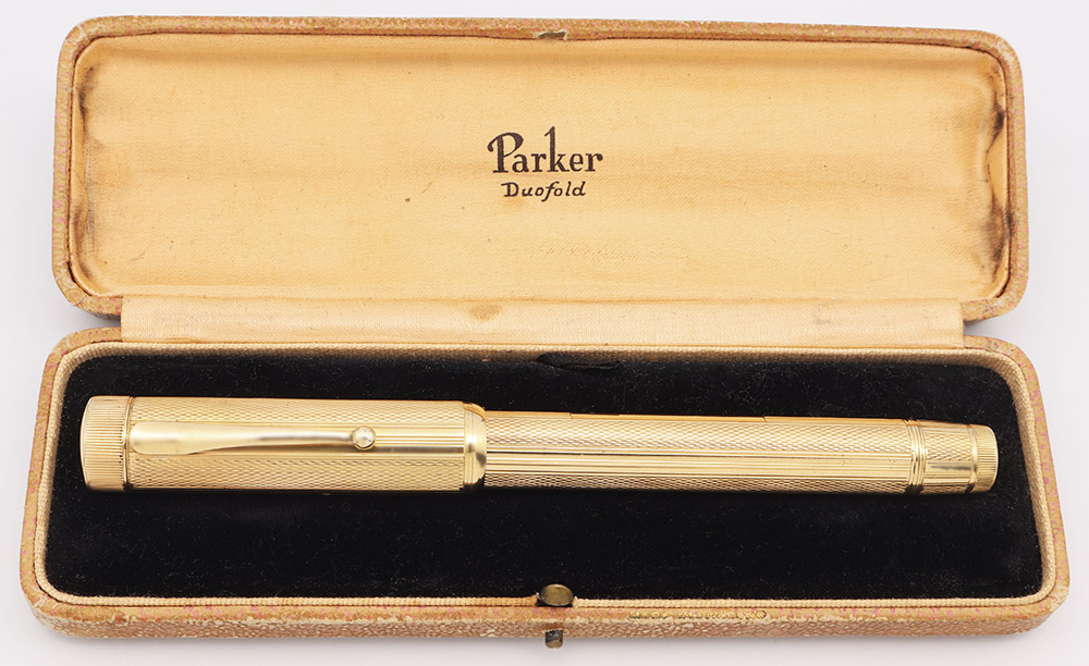 Parker Duofold Senior w 18k Overlay