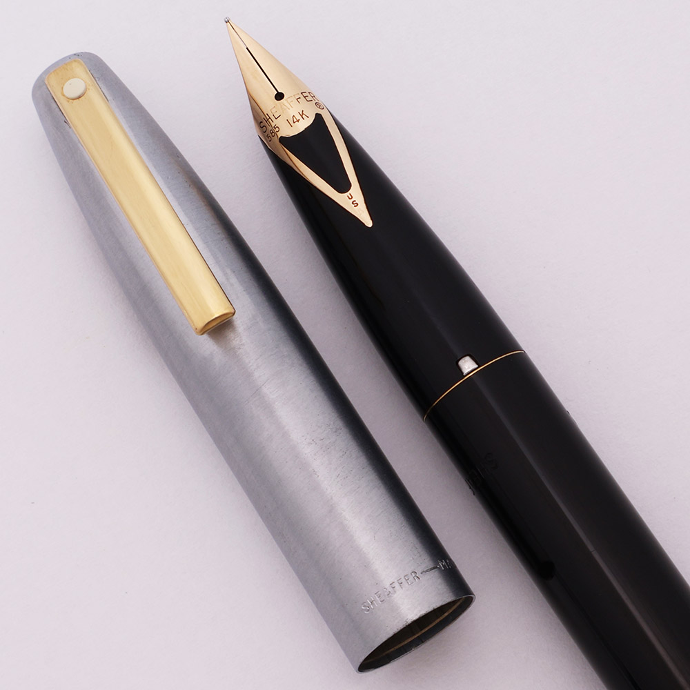 Sheaffer Triumph 440XG Fountain Pen - Black w Chrome Cap GT