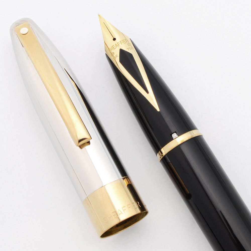 オールド Lake Point CC 165 シェークスピア2本セット Sheaffer Legacy 2 Fountain Pen (Model 867) - Black Lacque w